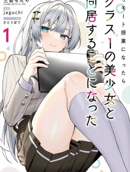 上網課後我和班級第一的美少女同居了封面
